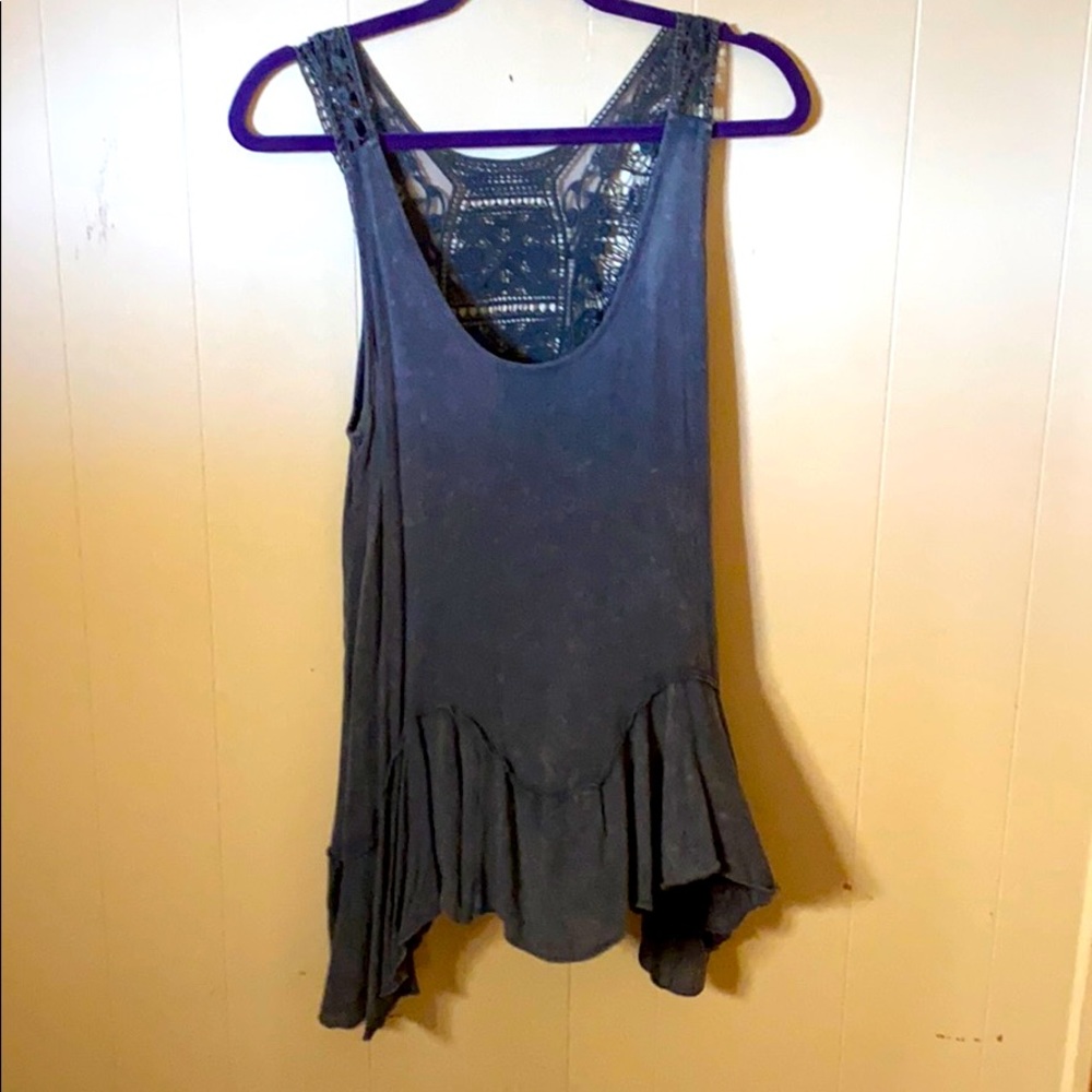 Navy boutique tank